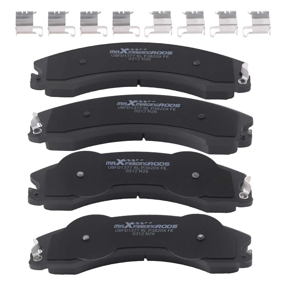 Front Brake Pads Kit for GMC Savana and Chevrolet Express 3500/4500 (2009-2020)