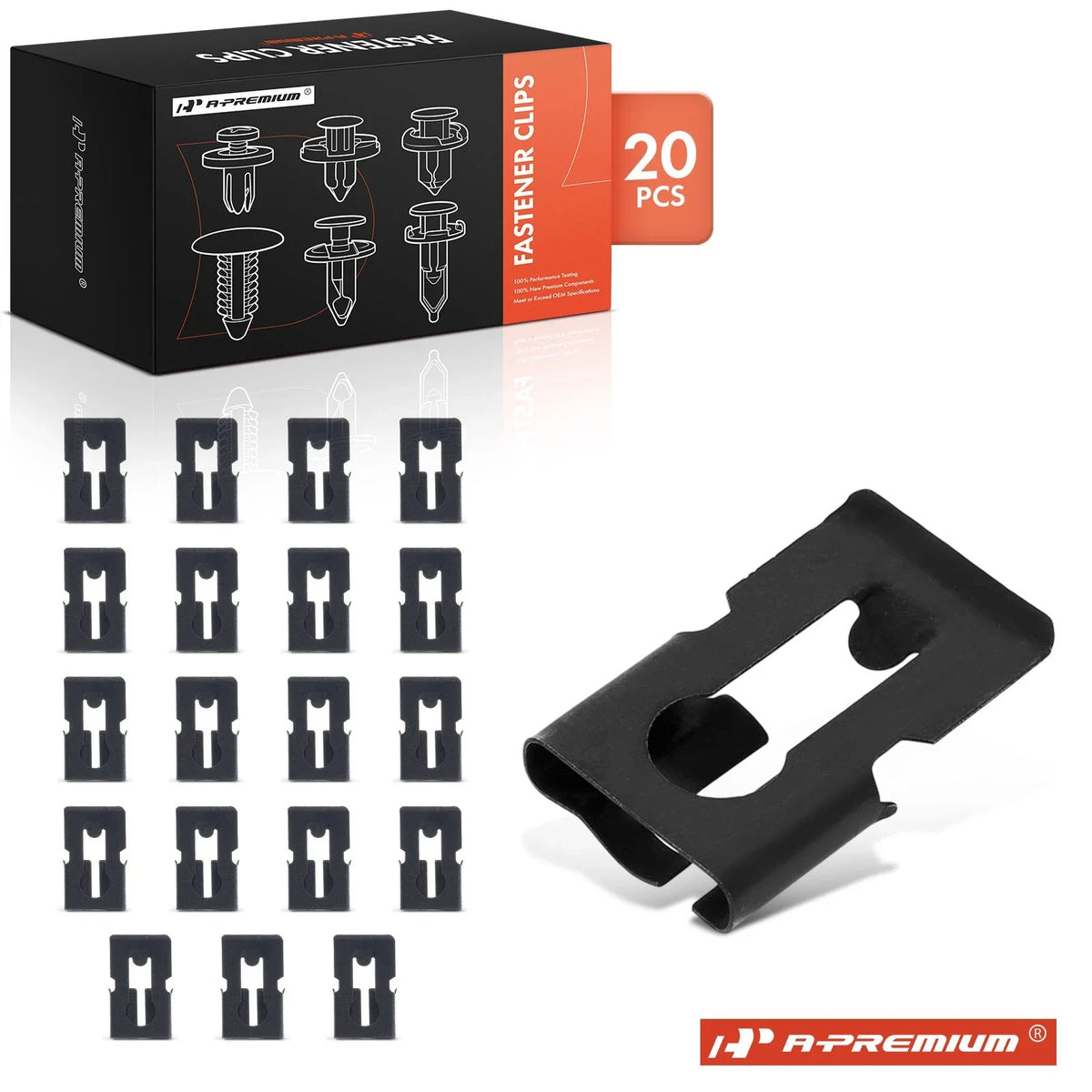 20Pcs Door Lock Rod Clip Metal Retainer for Chevy GMC