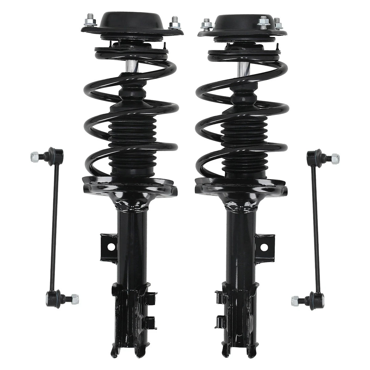 Front Complete Struts & Sway Bar End Links for Hyundai Elantra (2011–2016)