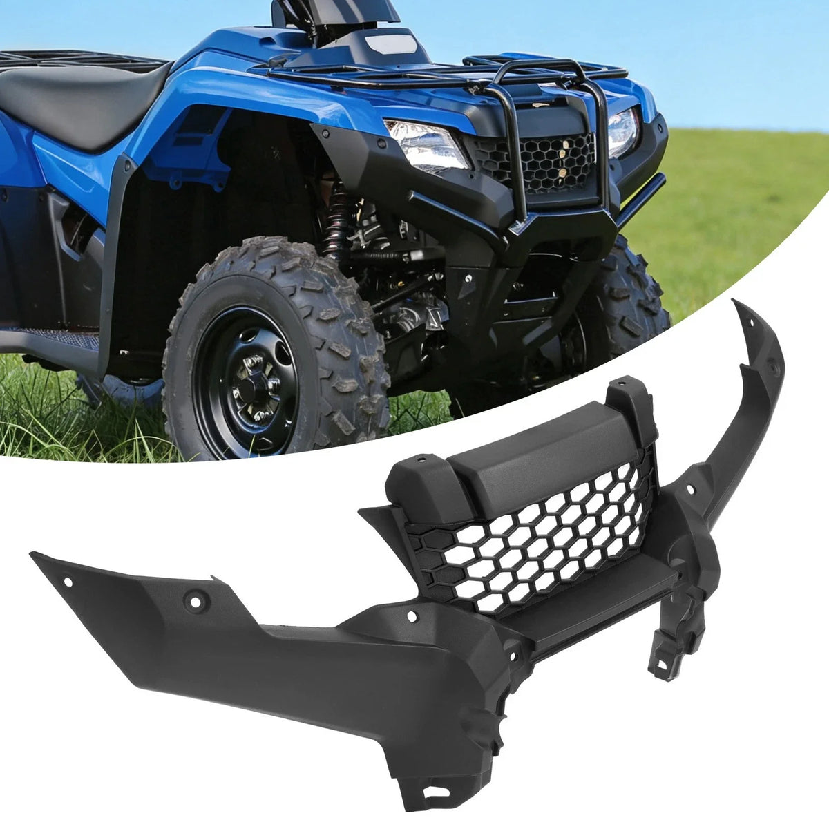 Front Grille Guard Bumper Cover for Honda Rancher 420 TRX420TM1 2014-2024