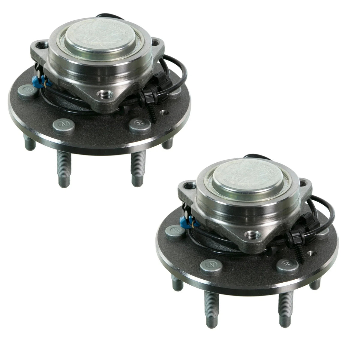 Set of 2 Front Wheel Bearing Hub Assembly Kit for Chevy GMC RWD (Moog)