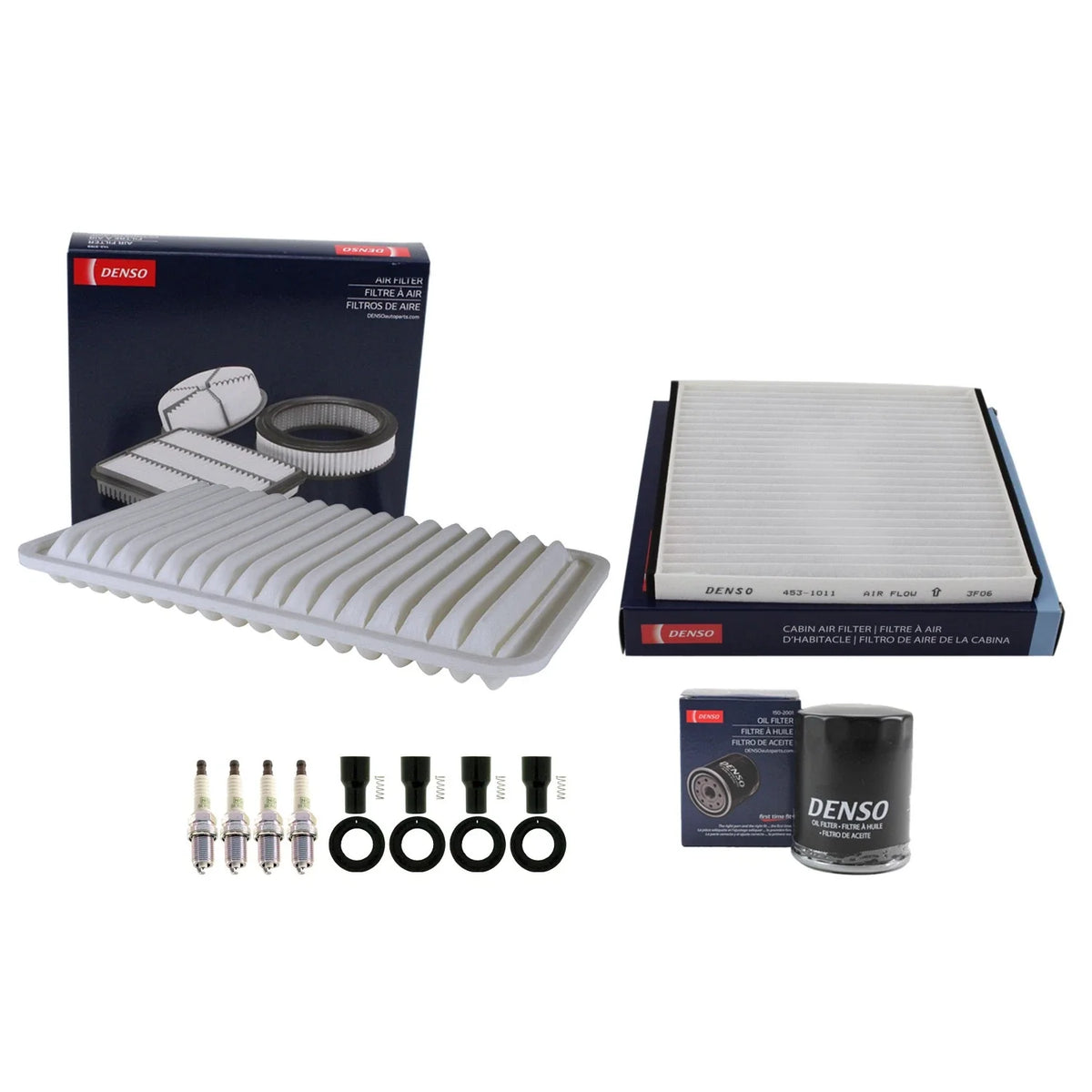 Tune Up Kit: 4 NGK Spark Plugs & Boots for Solara (2000-2008)
