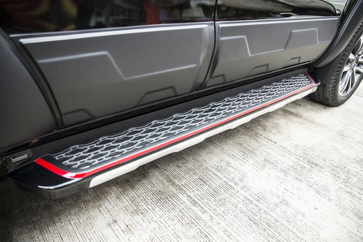 4 Matte Black Side Door Cladding for Ford Everest (2018 to 2021)