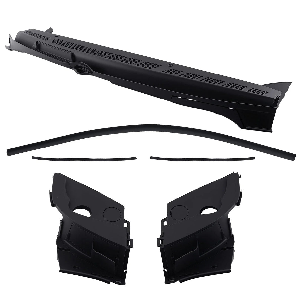 Front Cowl Grille for Honda Civic LX EX-L (2006β2011) 74200-SVA-A00ZA Black