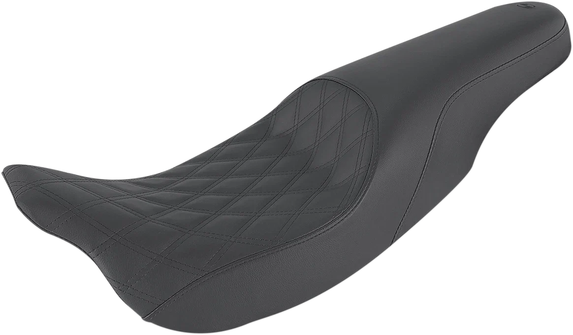 SADDLEMEN Profiler Seat for Harley FL (2008–2024) - Front Lattice/Rear Smooth