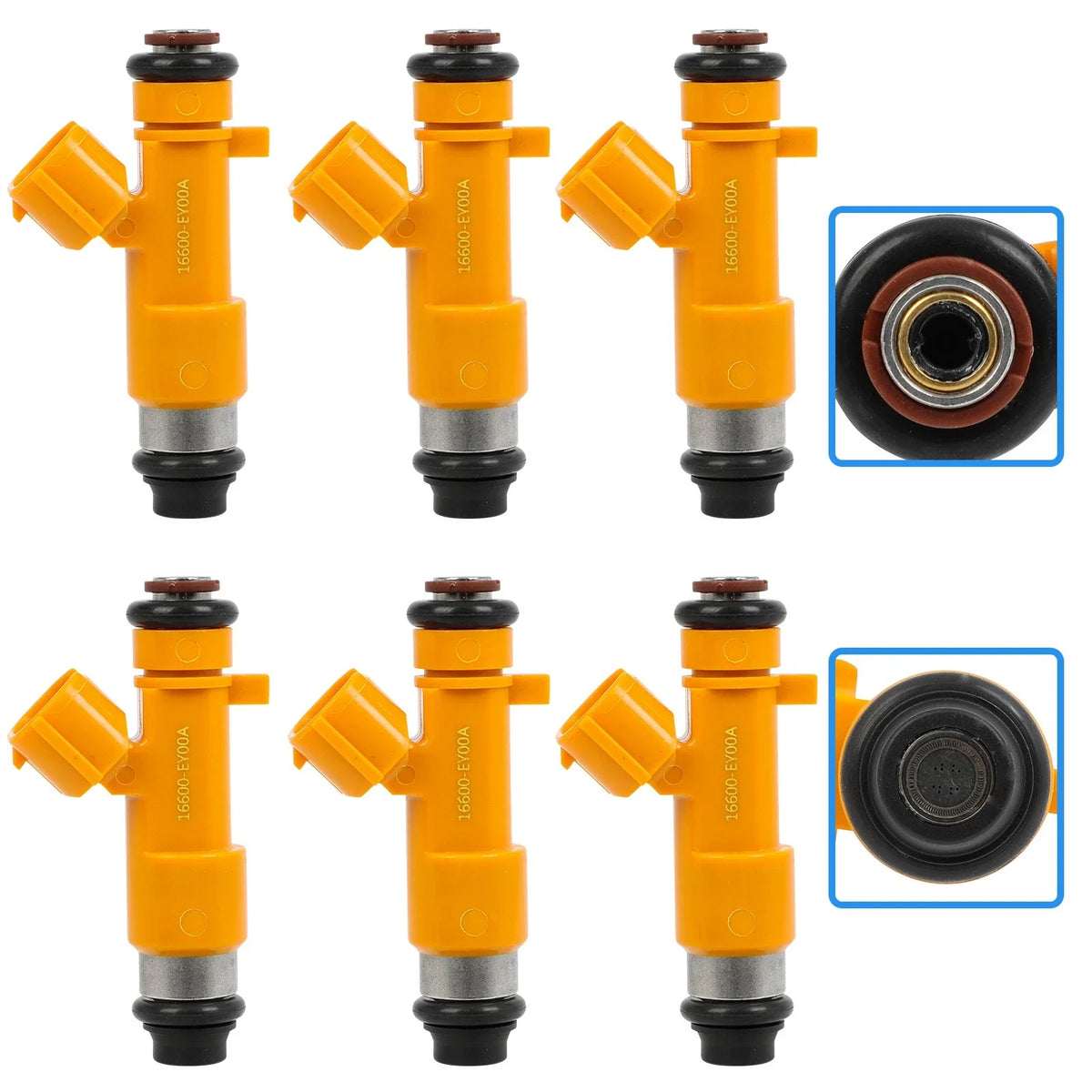 6-Pack Fuel Injectors for Nissan 370Z 2009 to 2019
