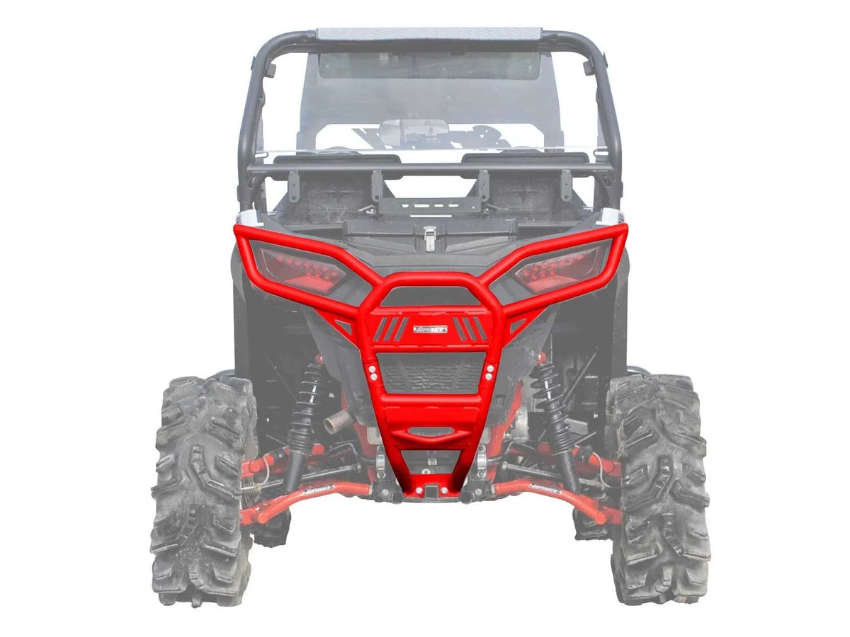 Red Heavy Duty Rear Bumper for Polaris RZR 900 / S 900 (2015–2020)
