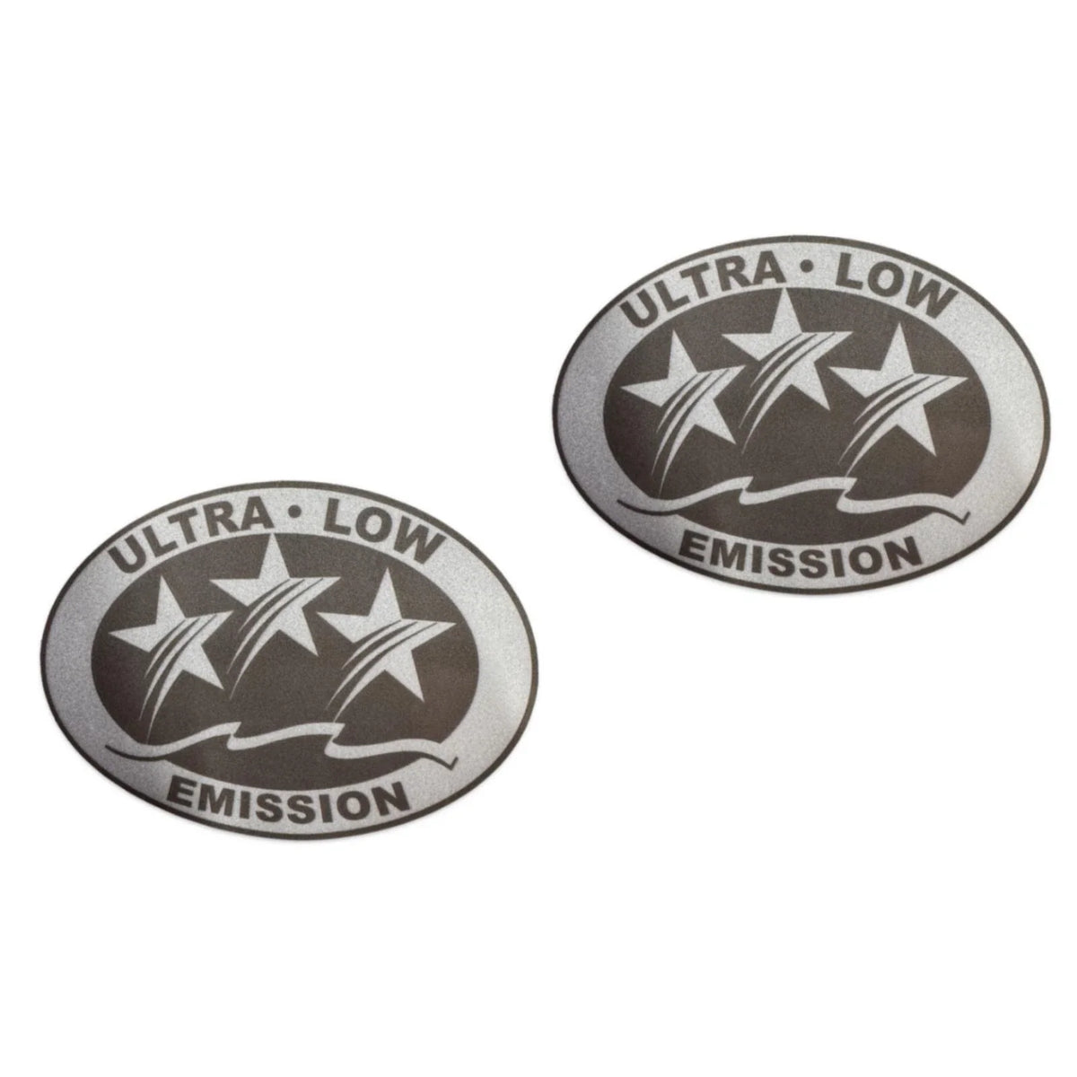 Set of 2 Outboard Stickers - Light Gray Graphic Decals