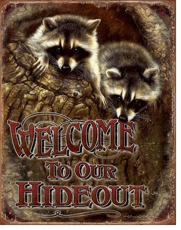 Vintage Replica Tin Metal Sign for Man Cave Cabin (1948)