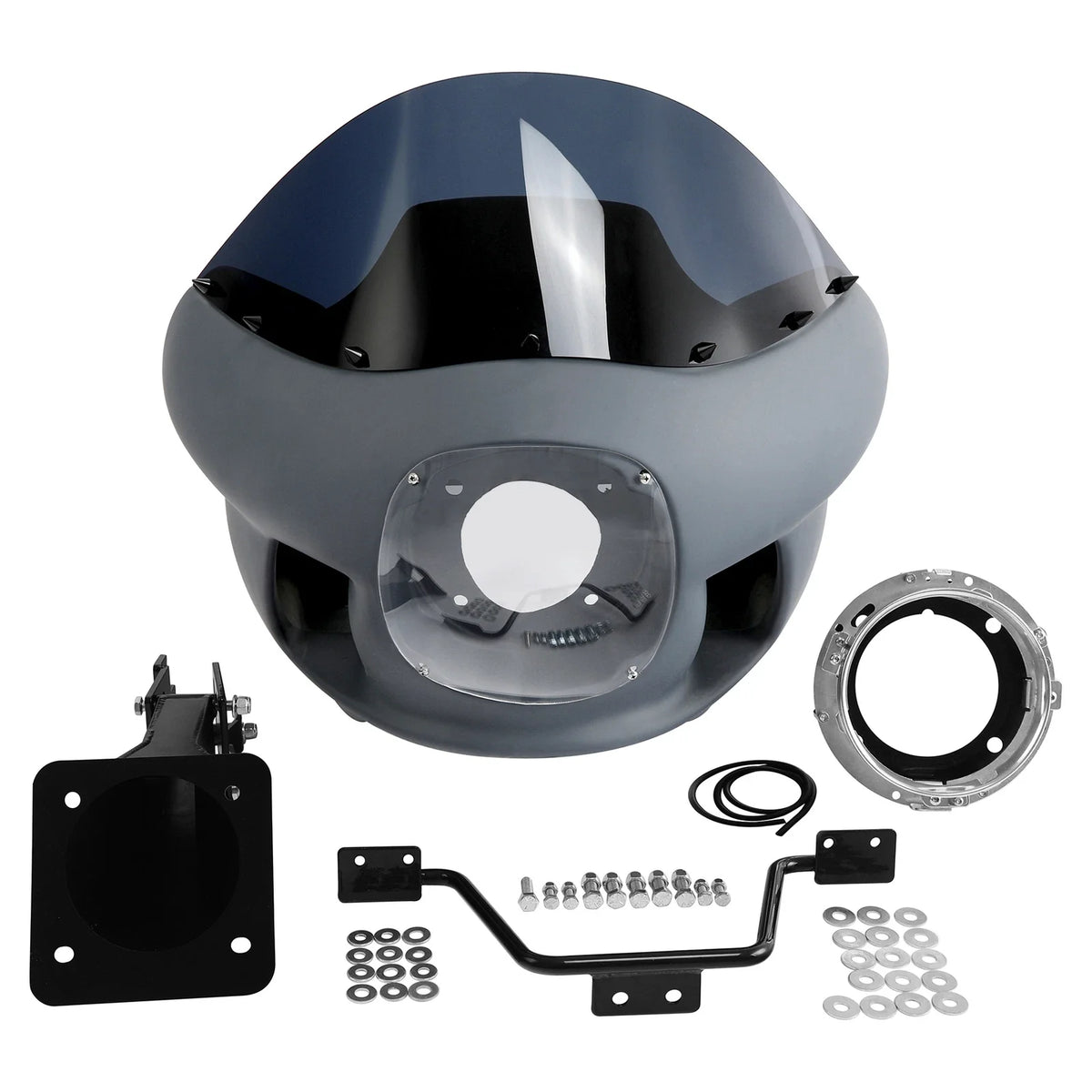 Upper Fairing Cowl with 7" Headlight & Mounts for Softail (2018-2024)