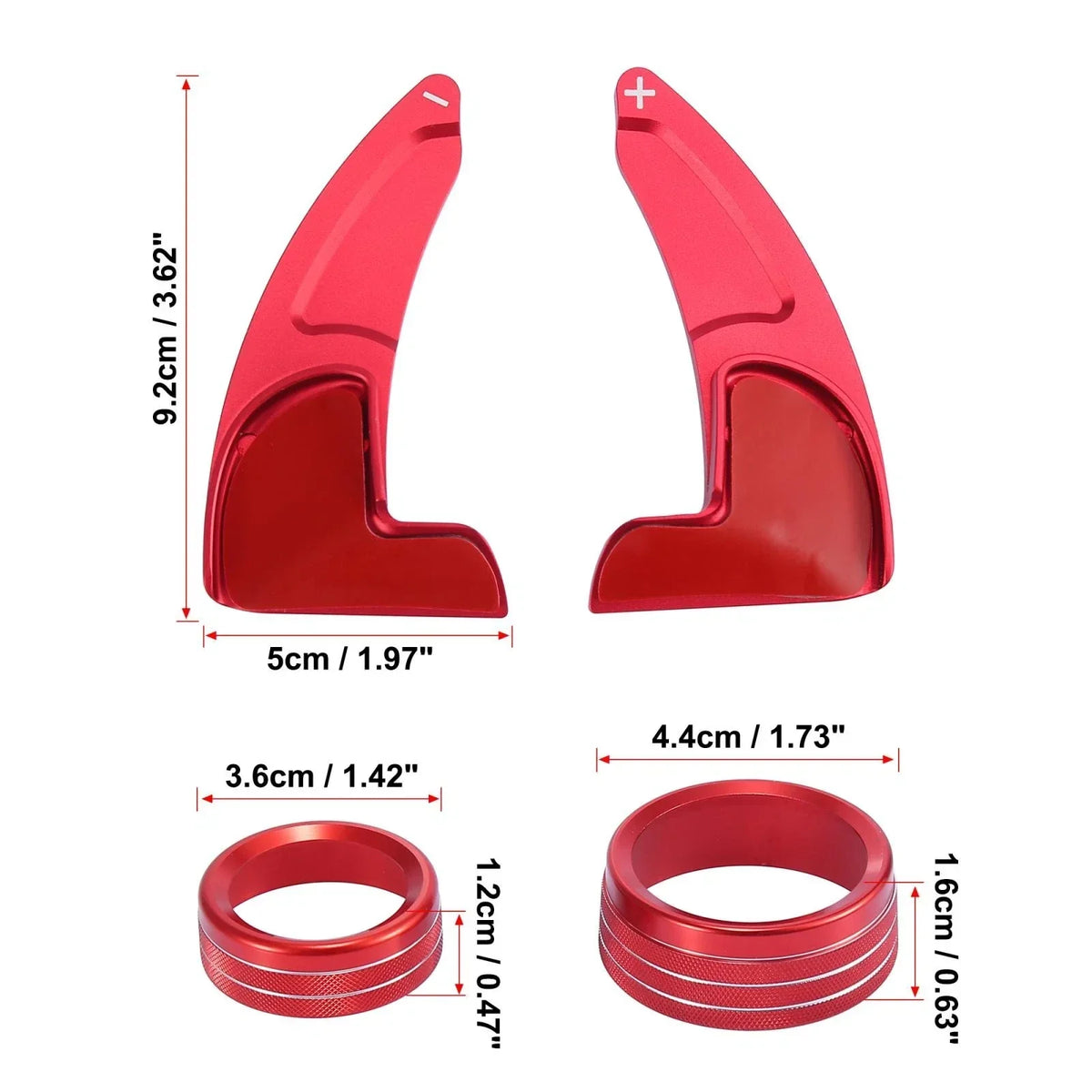 Paddle Extensions Trim Set for Steering Wheel Dodge Charger 2015-2023