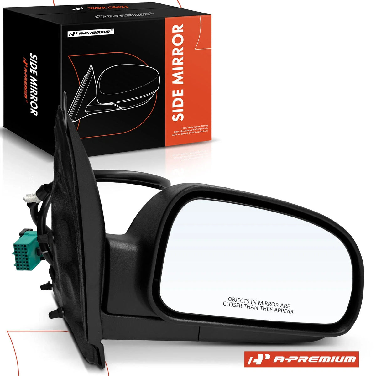 Passenger Power Mirror for GMC Envoy, Chevy Trailblazer (2002–2009)