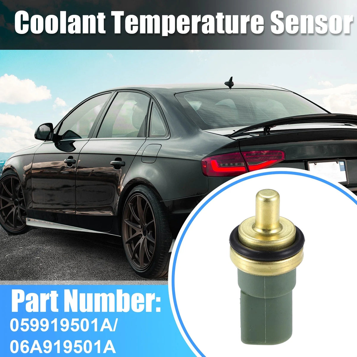 Engine Coolant Temperature Sensor No. 059919501A for Audi A4 (2000–2008)