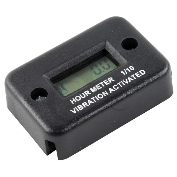 Vibration Activated Hour Meter for Snowmobiles and ATVs - Gas Engine
