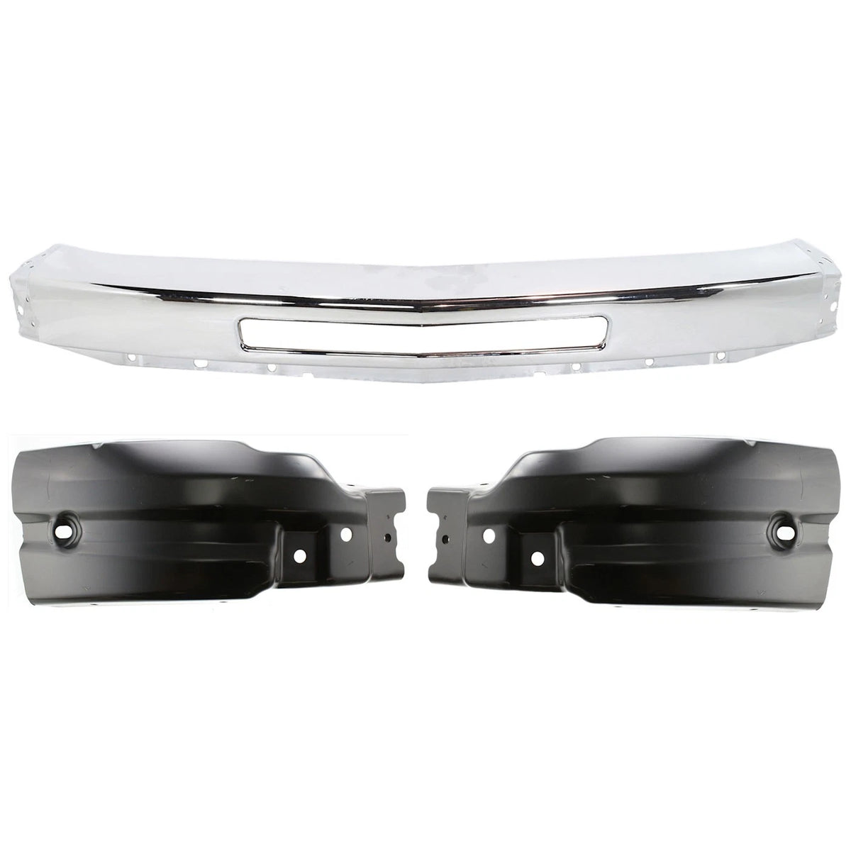 Front Bumper Face Bar for Chevy Silverado 1500/2500 HD/3500 (2007–2018)