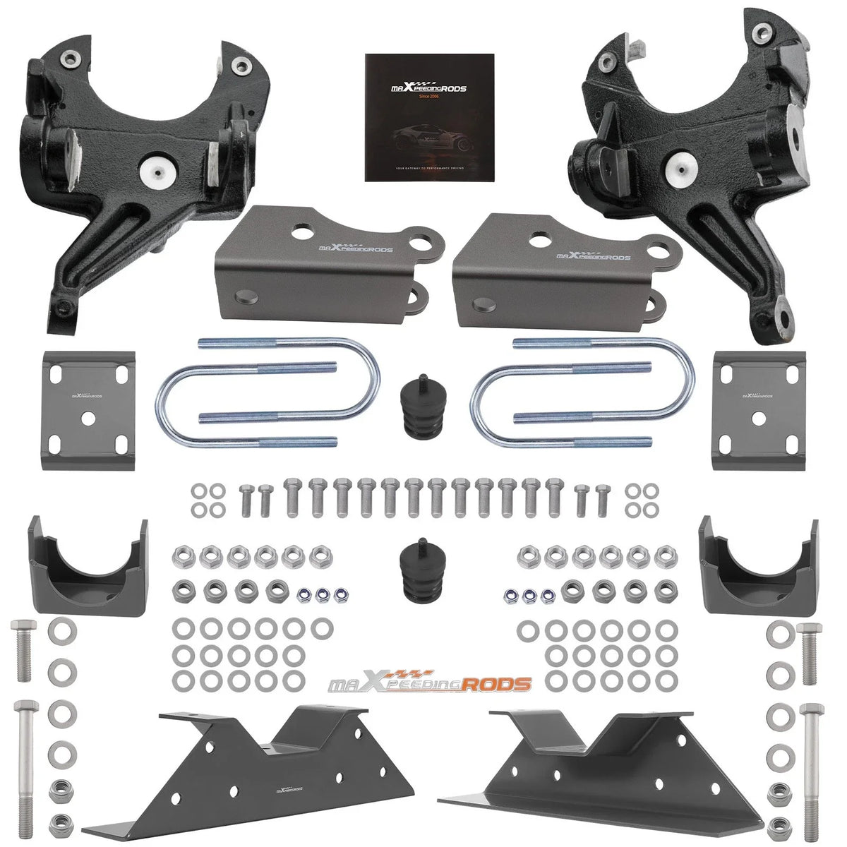 3" Front 6" Rear Suspension Drop Kit for GMC C1500 Pickup (1973–1987)