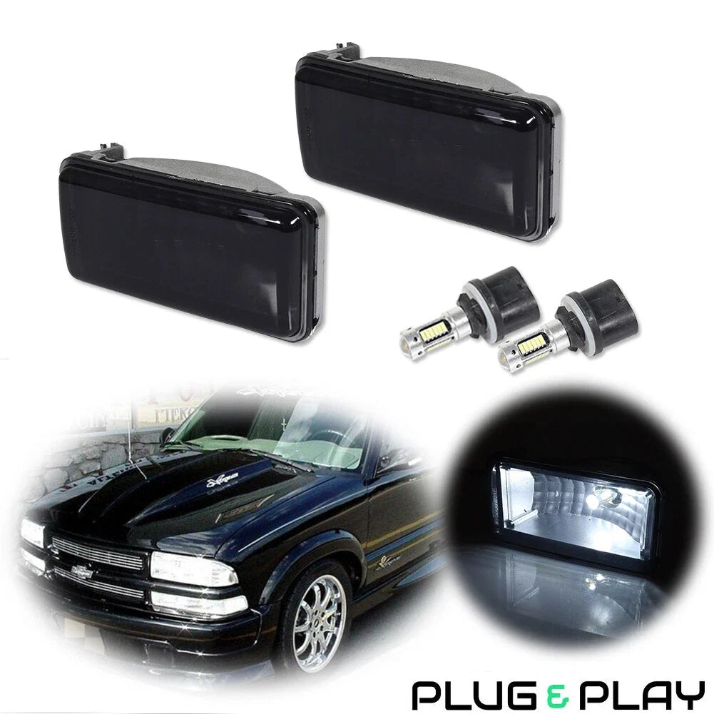 Fog Lights for Chevy S10/Blazer (1998–2004) - Smoked Lens Pair