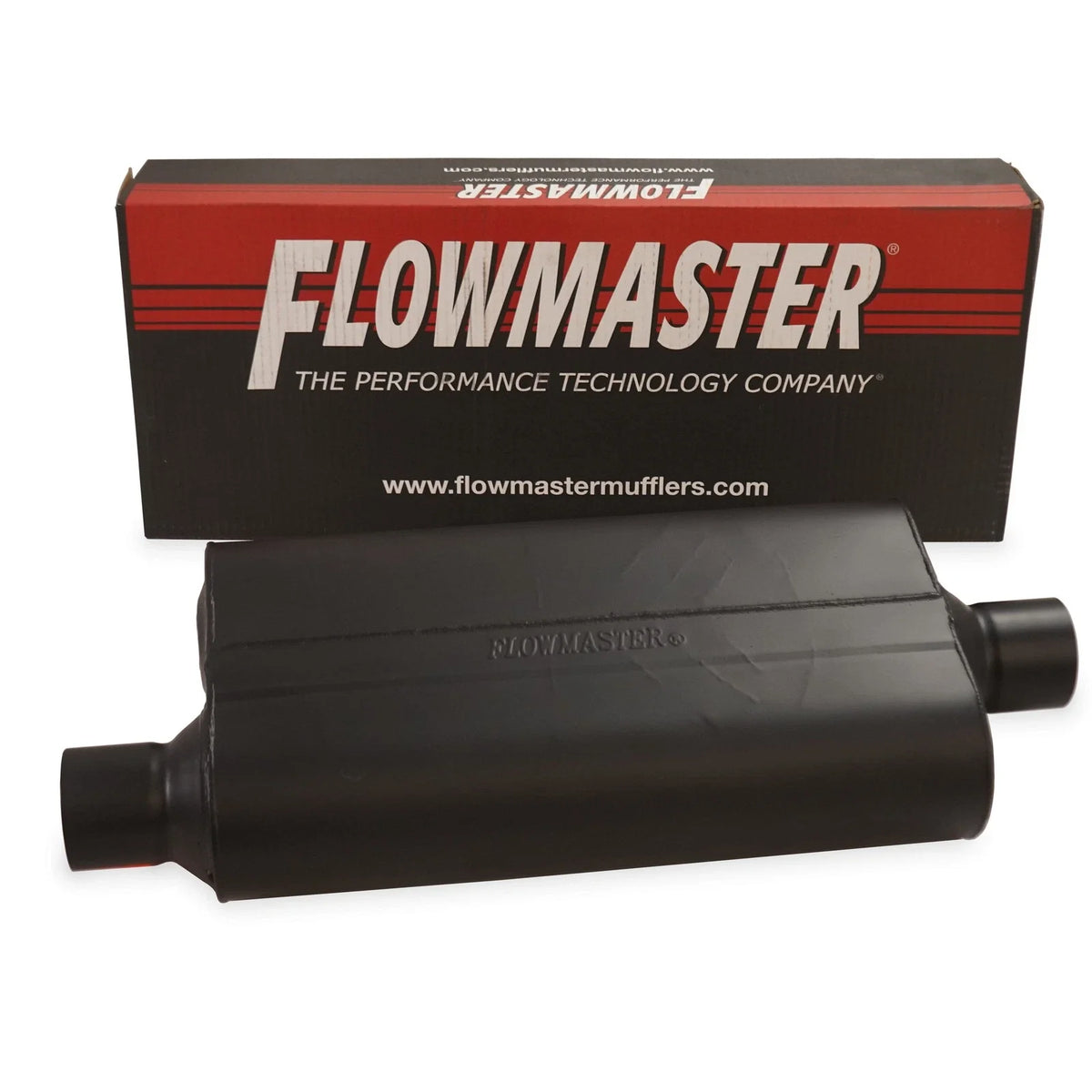 2.5" Dual Exhaust for Ford Crown Victoria P71 (2004–2011) Flowmaster 50 Series Black Tips