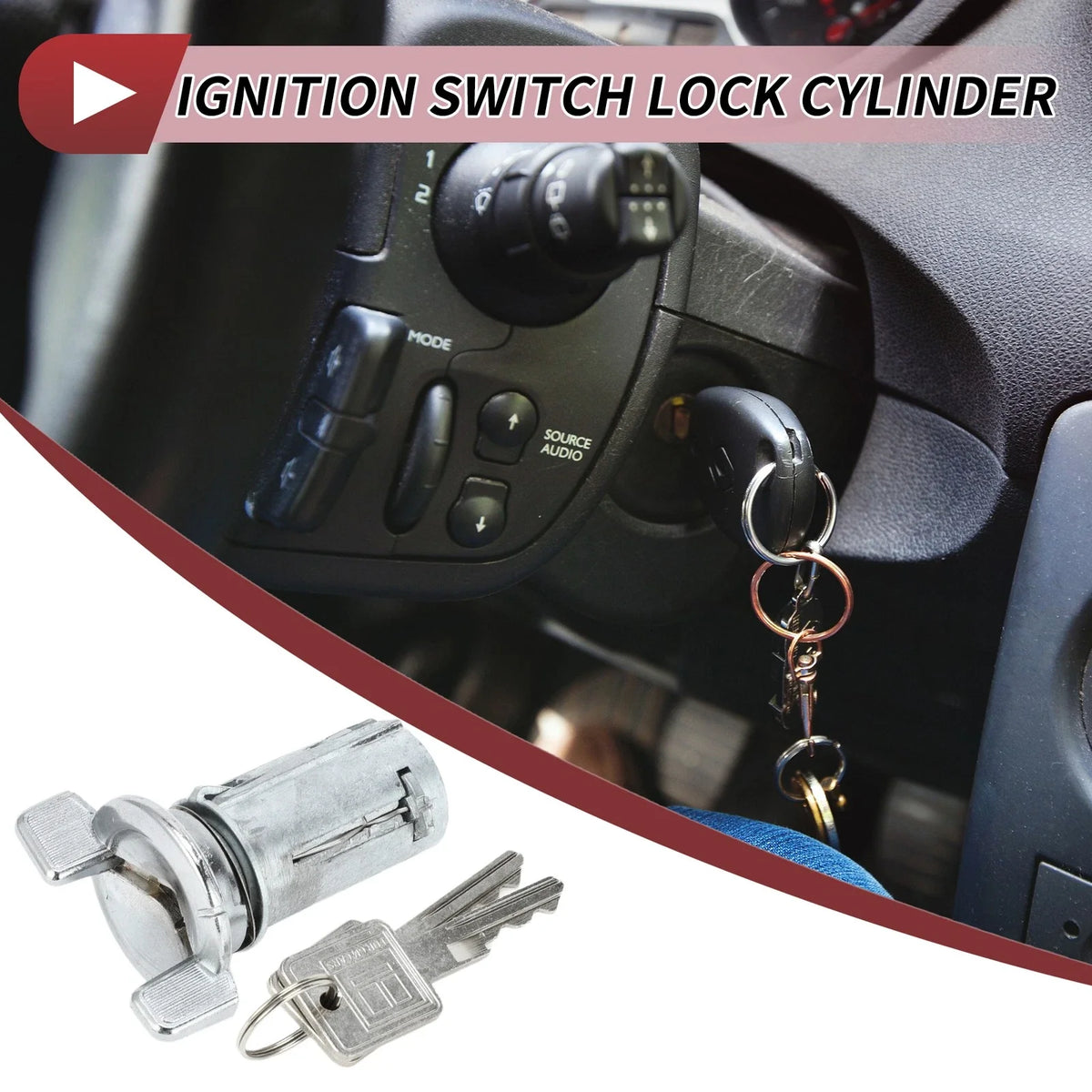 Ignition Lock Cylinder 926-070 for Jeep Cherokee (1974–1984)
