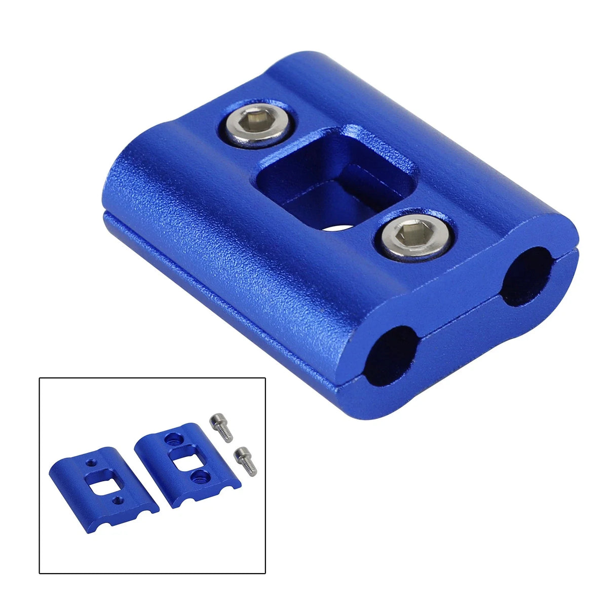 Throttle Cable Clamp in Blue for Yamaha YZF-R15 V3.0 (2017–2019)