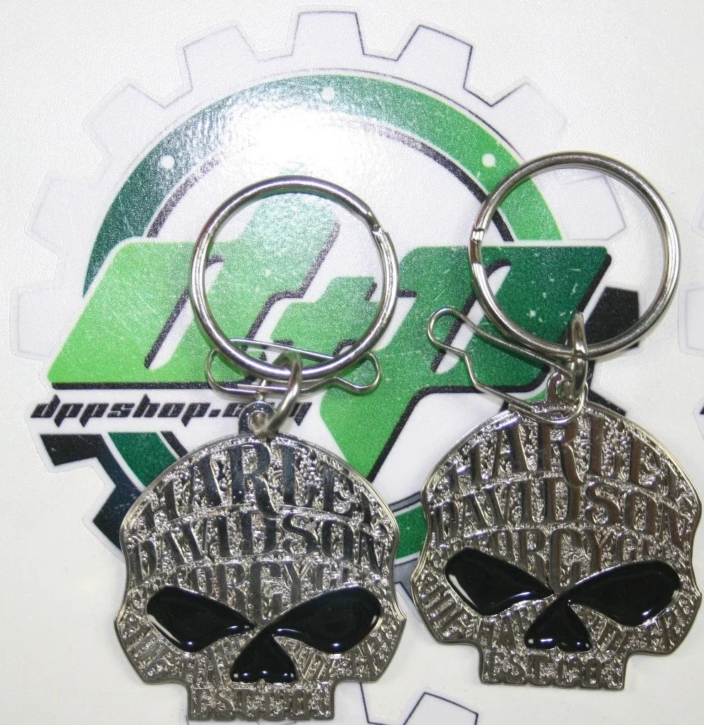2 Harley Davidson Keychain Fob Clip for Motorcycle (HD Logo)