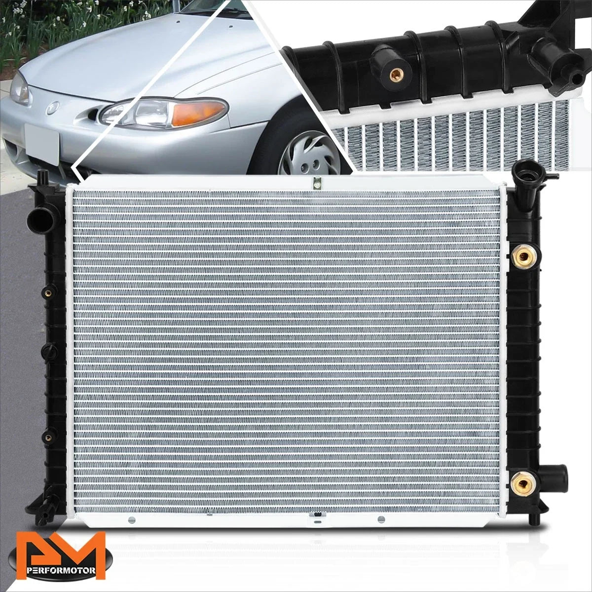 Radiator Aluminum OE Style for Ford Escort/Mercury Tracer 1991-2002