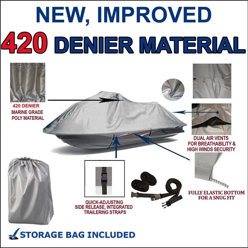 420 Denier Jet Ski Cover for Sea-Doo Bombardier GTX LTD (1998–1999)