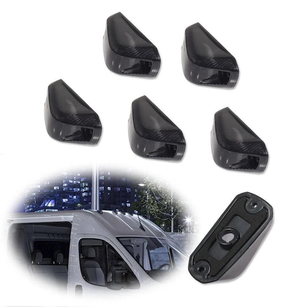 Smoke Cab Roof Running Light Covers for Dodge RAM Promaster (2014–2023)