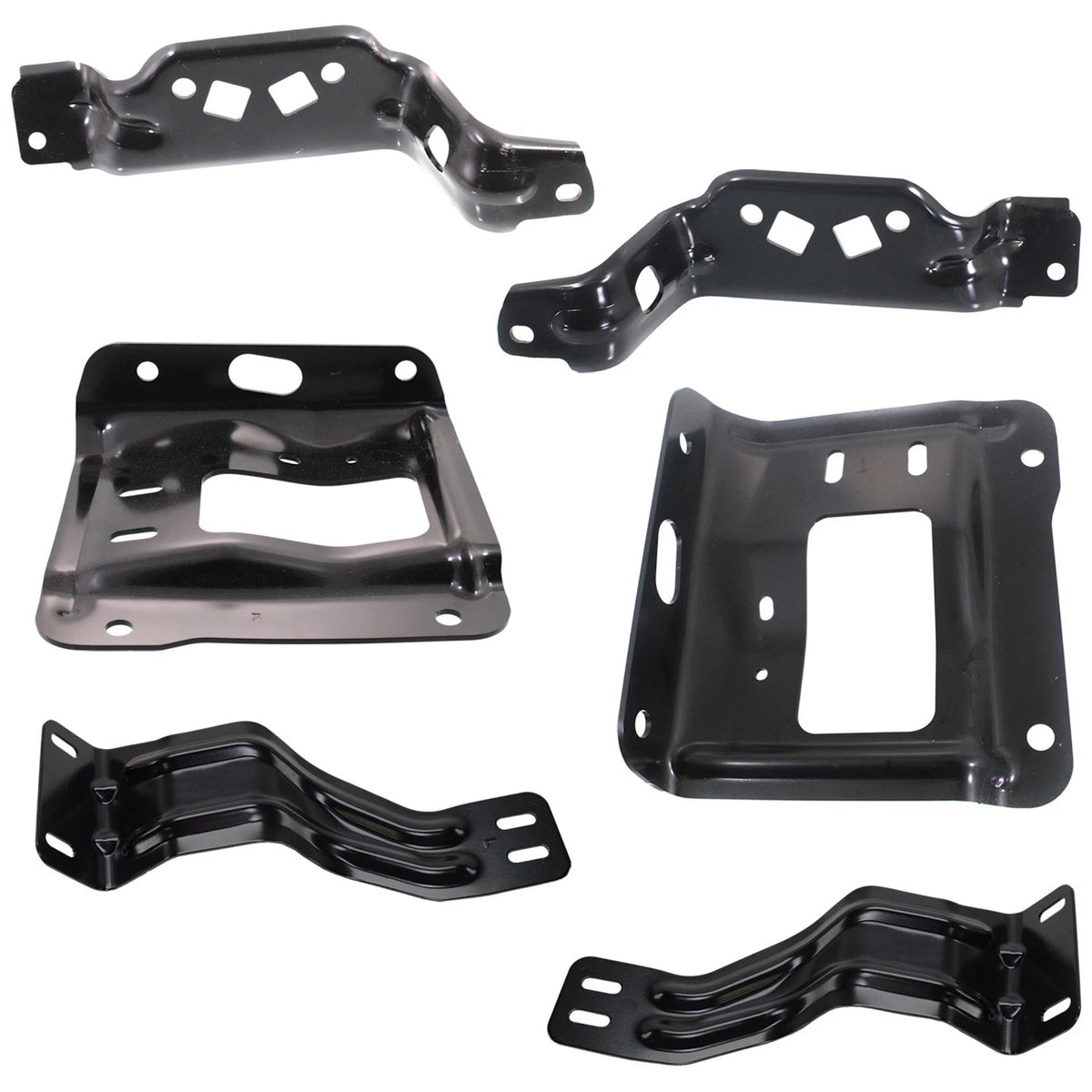 Set of 6 Bumper Brackets for Ford F-250 Super Duty (2011–2016)