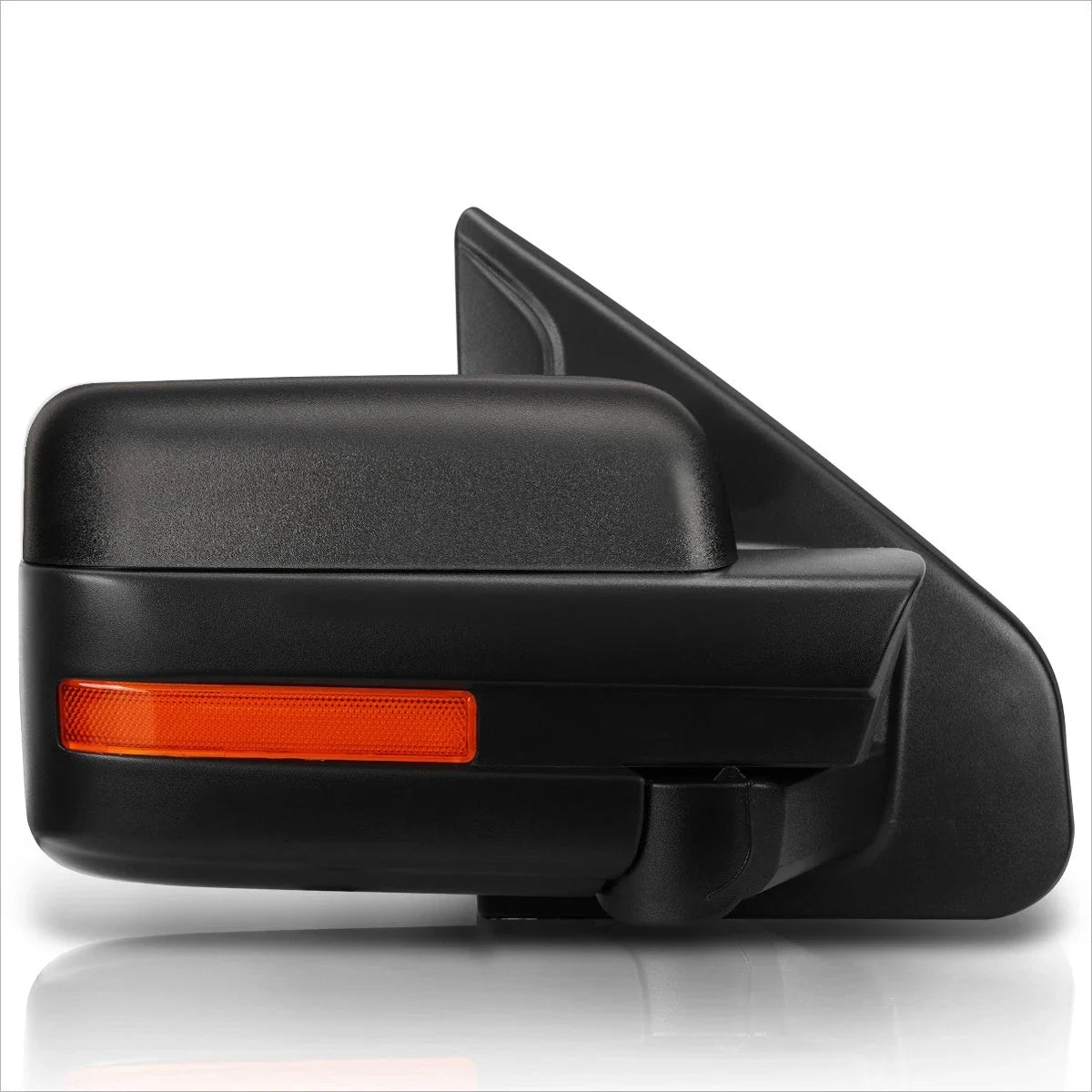 Powered Heated Right Side View Mirror for Ford F150 (2004–2014) - LED Signal Lamp Black