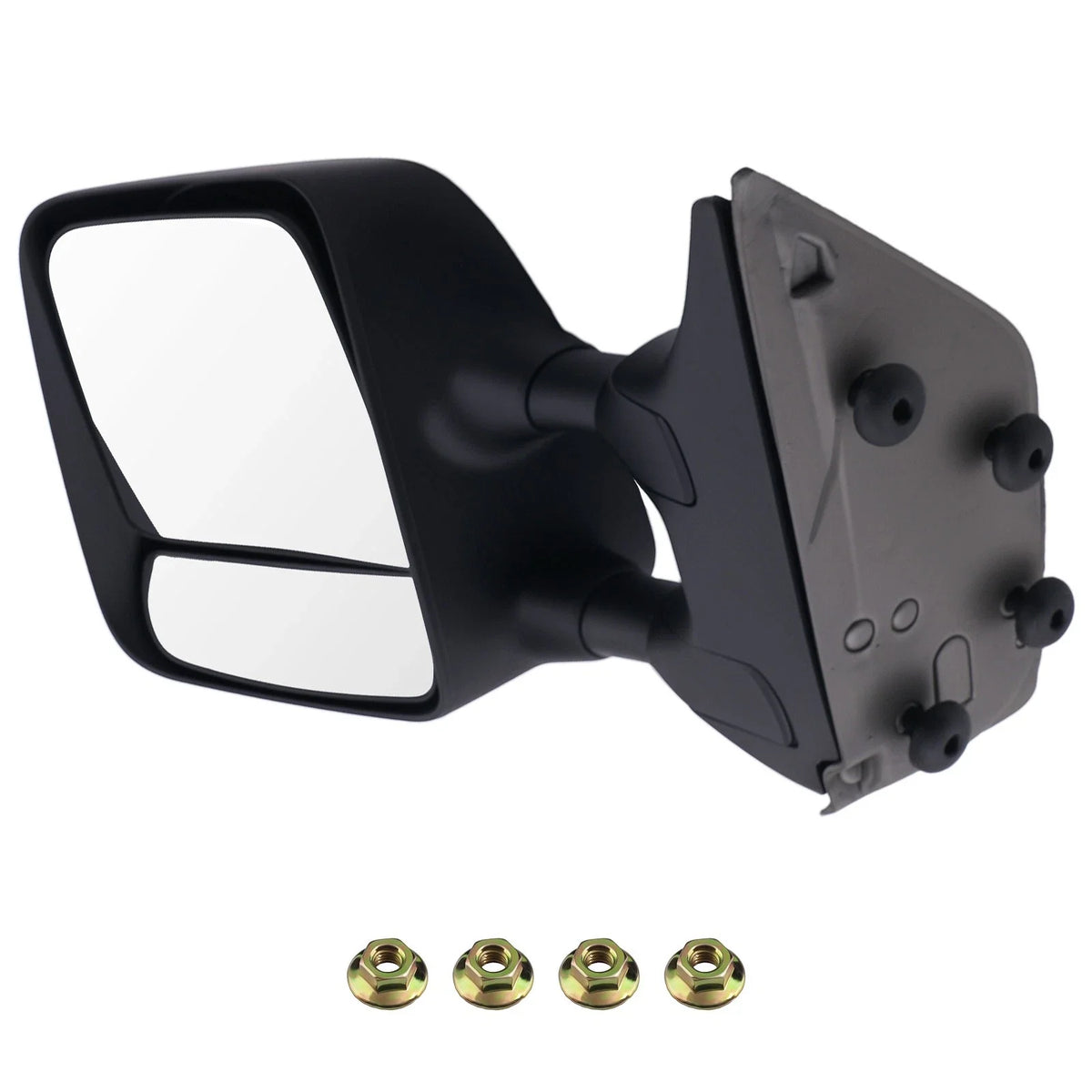 Left Side Manual View Mirror in Black for Nissan Frontier 2005-2015