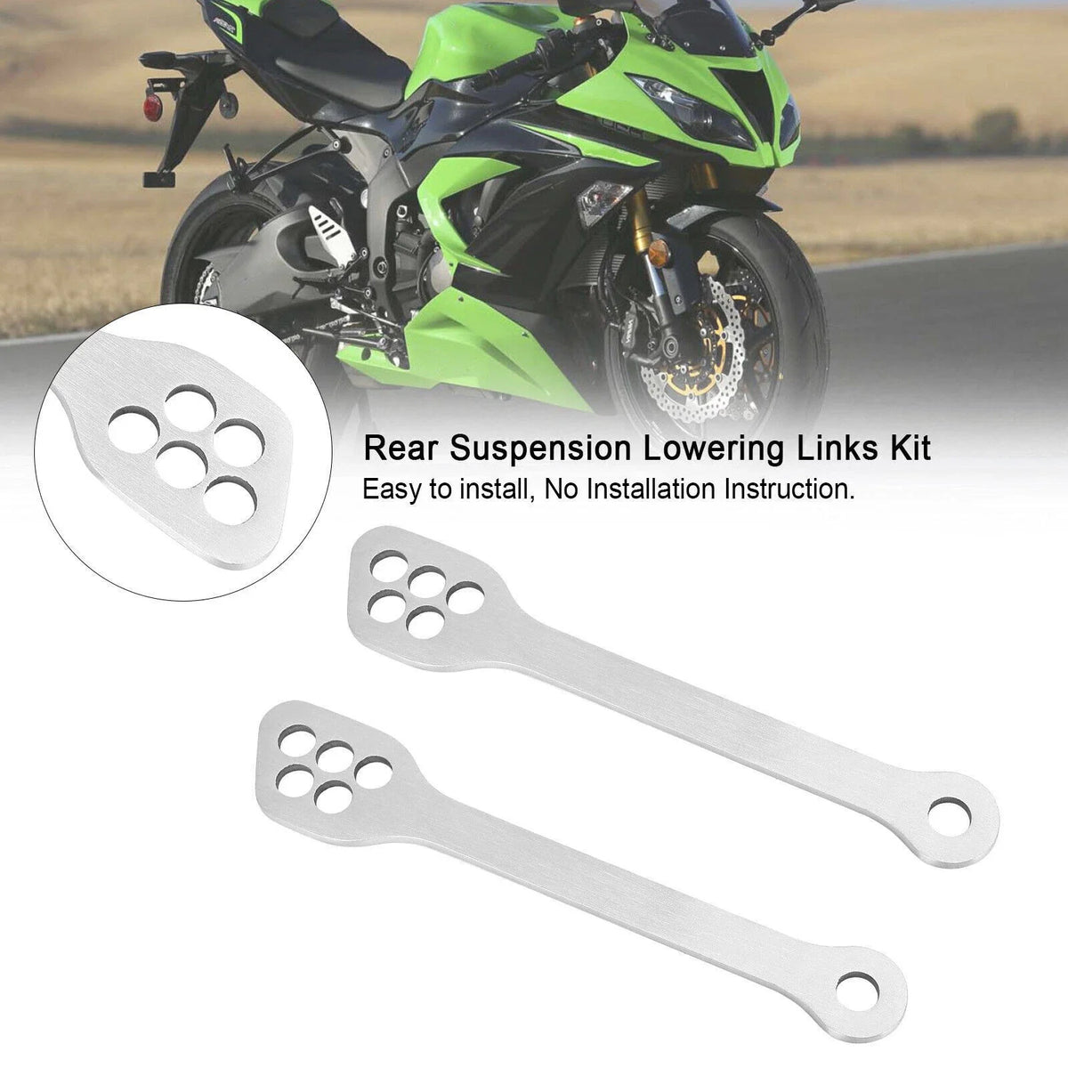Rear Suspension Lowering Links for Kawasaki Ninja ZX6R ZX10R EX250 2003-2019