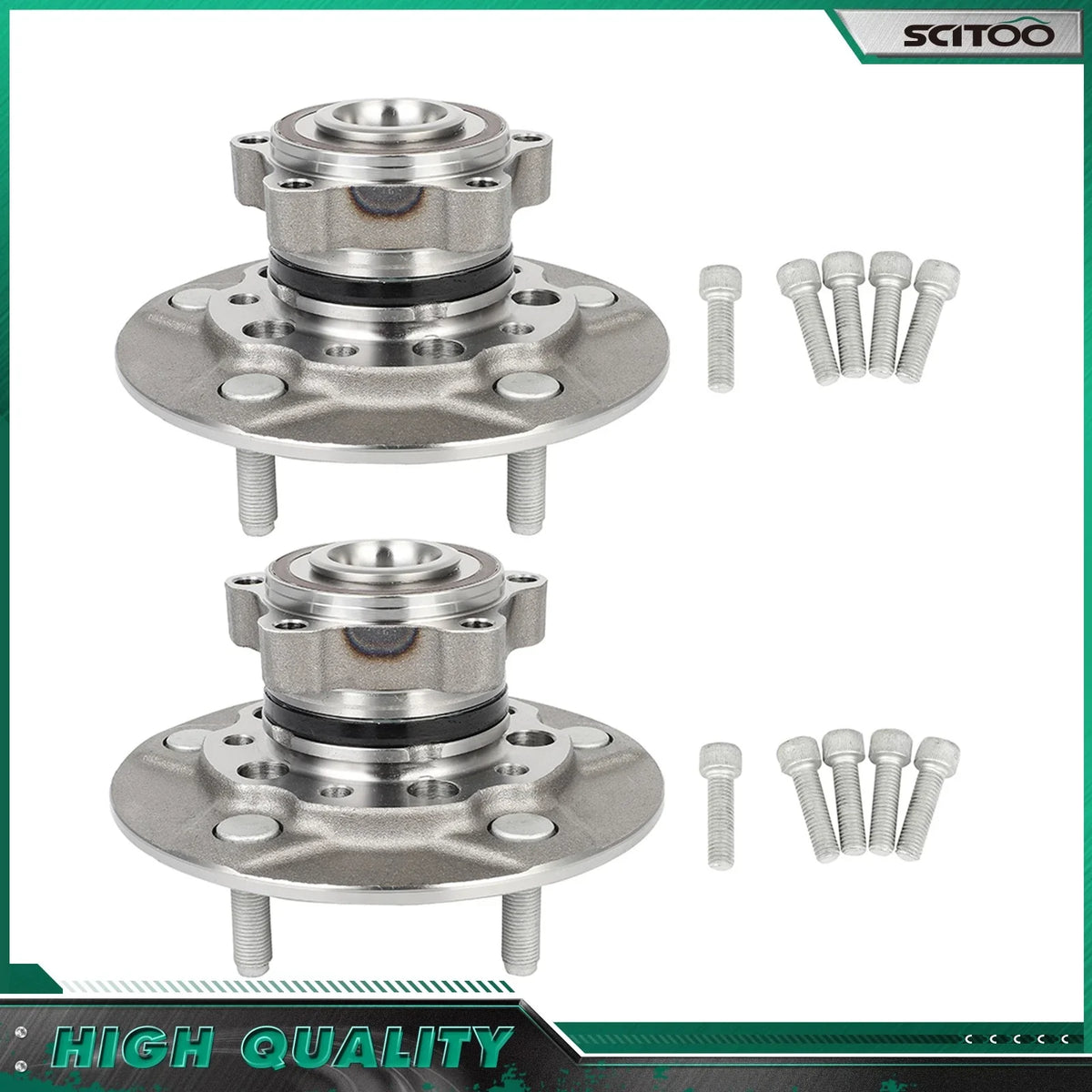2X Front Hub Bearing Assembly 515153 for Ford Transit-350 (2015-2019)