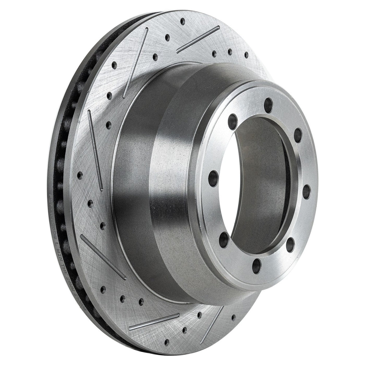 2-Piece Set of Drilled Slotted Disc Brakes for Ford E350 Econoline Wagon