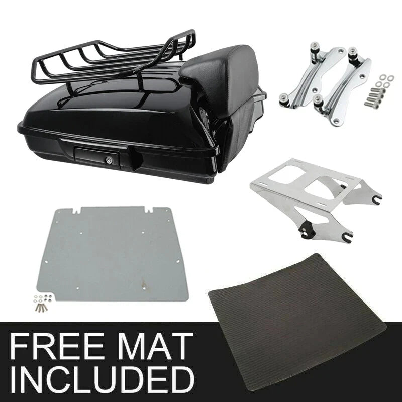 Trunk Rack Mount Plate Docking Kit by Razor for Harley Road King 2014-2026