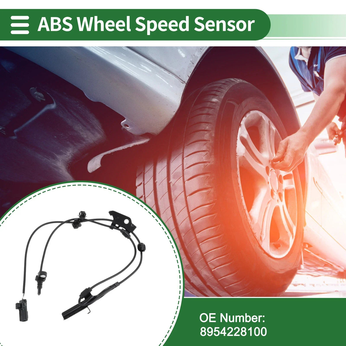 ABS Wheel Speed Sensor No. 8954228100 for Toyota Alphard (2008–2015)