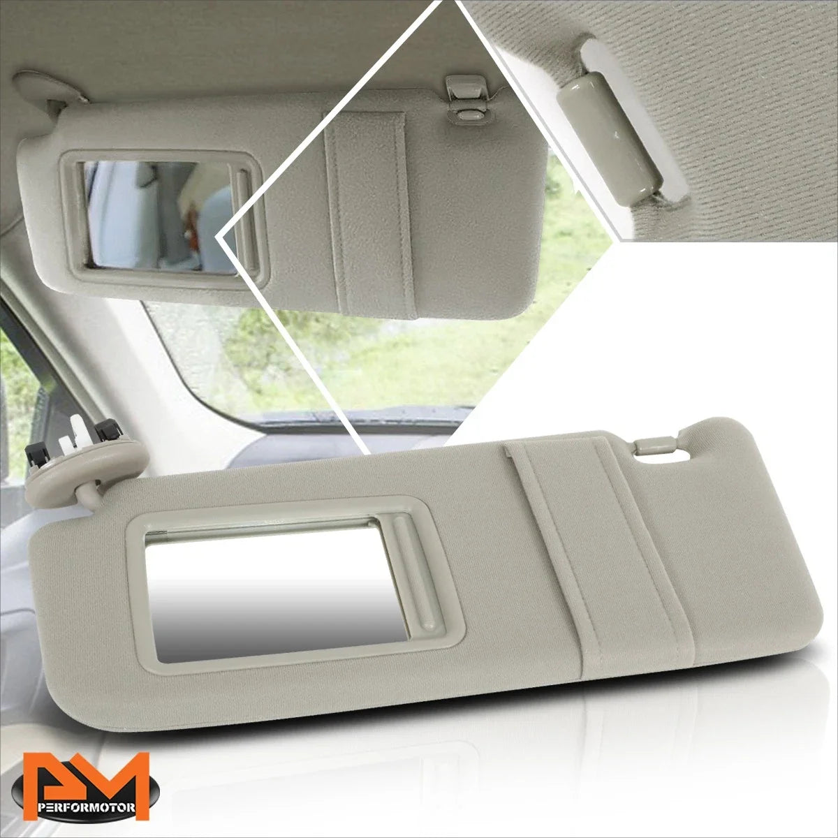 Vanity Light Sun Visor for 2007-2011 Toyota Camry - Driver Side
