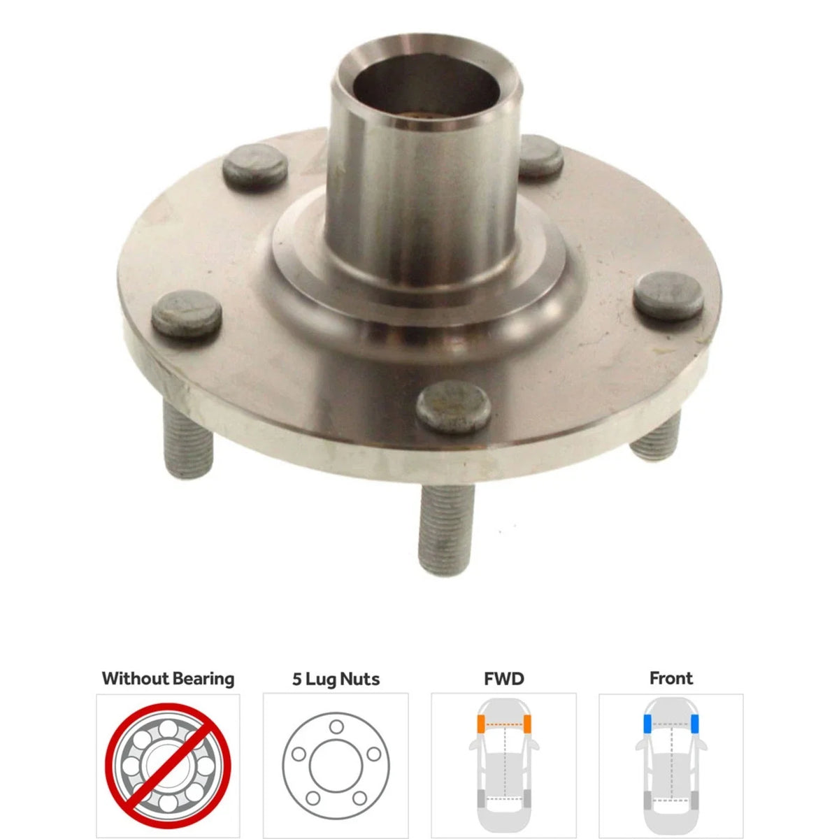 Front Hubs with Bearing for Toyota Camry (1992–2003) 5 Lug LH/RH
