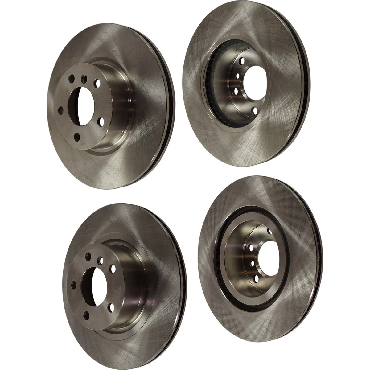 Front and Rear Disc Brake Rotors for BMW X3 (2011–2017) X4 (2015–2018)