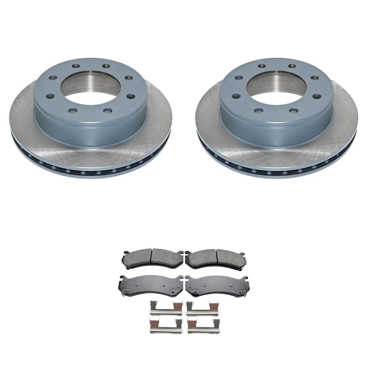 Akebono ProACT Ceramic Brake Pads and Rear Rotors Set of 2
