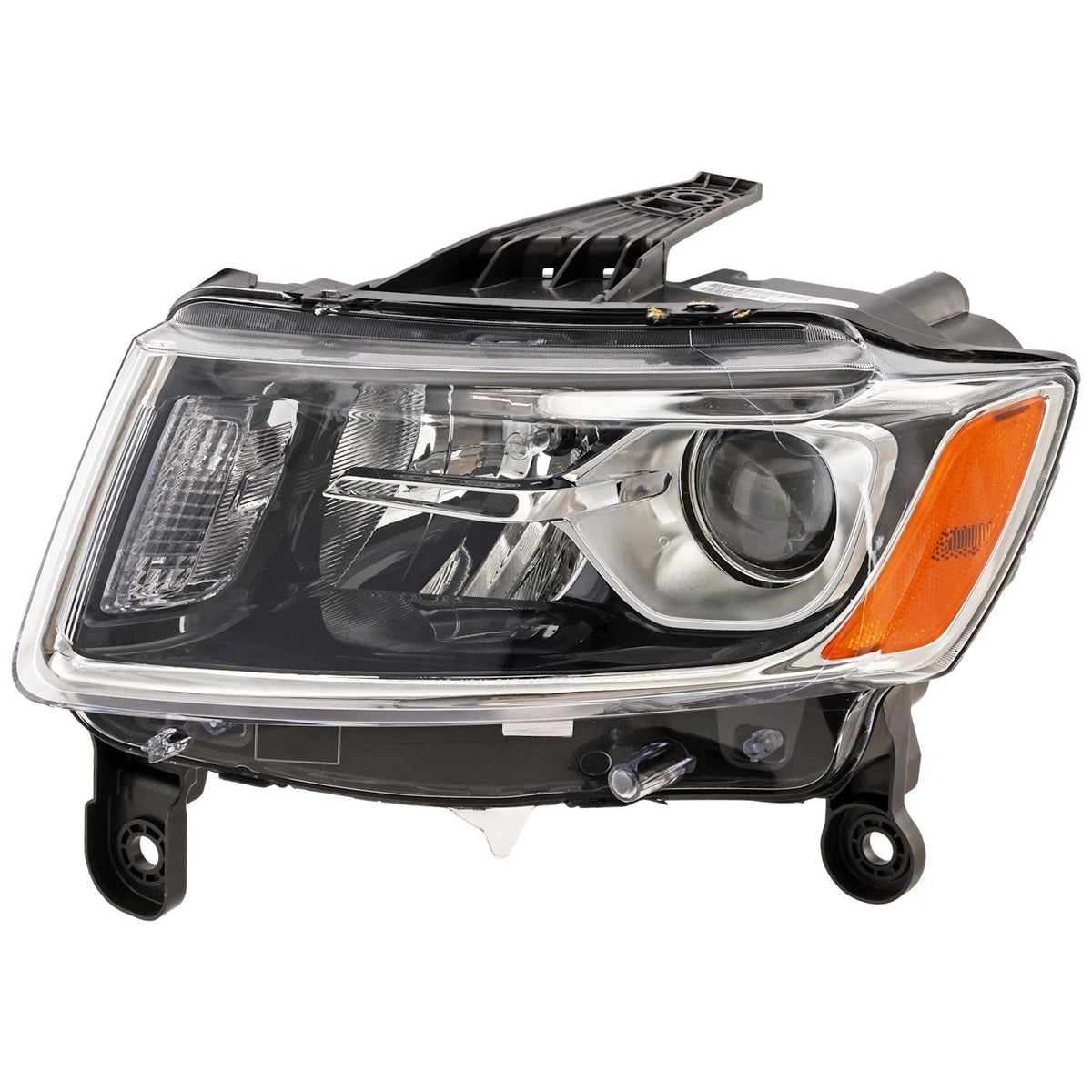 Driver Side Headlight for Jeep Grand Cherokee (2014–2016) Halogen Chrome