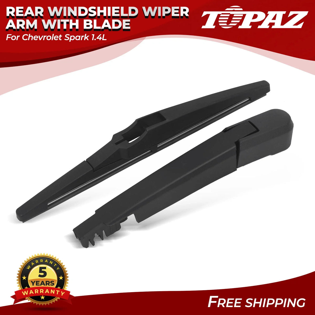 Rear Windshield Wiper Arm with Blade for Chevrolet Spark (2013–2019)