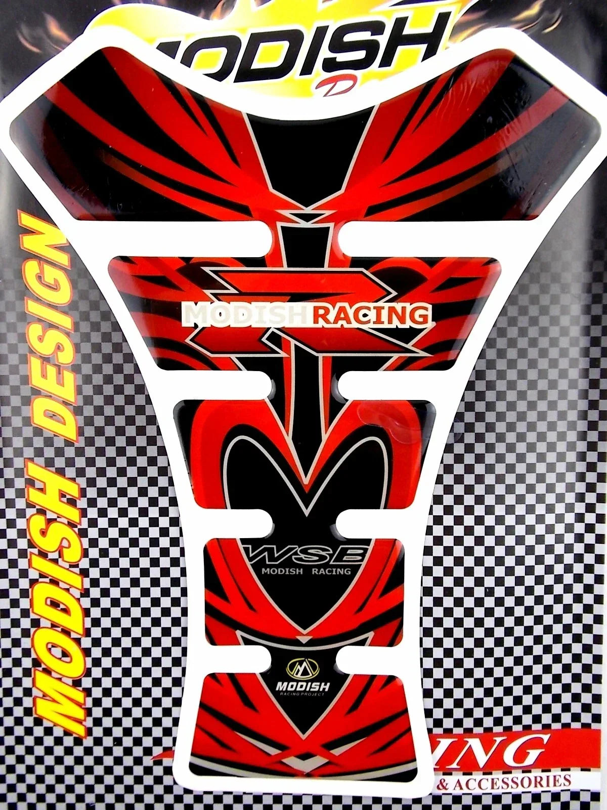 Motorcycle Tank Pad Sticker Protector for WSB Modish Racing