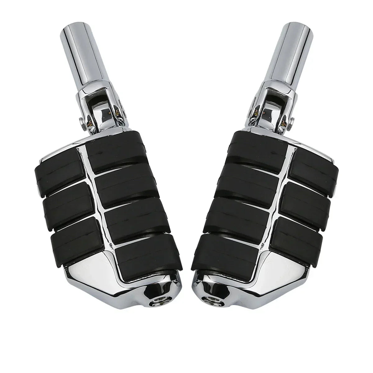 Chrome Rear Passenger Foot Pegs for 2012-2017 Harley Softail Slim