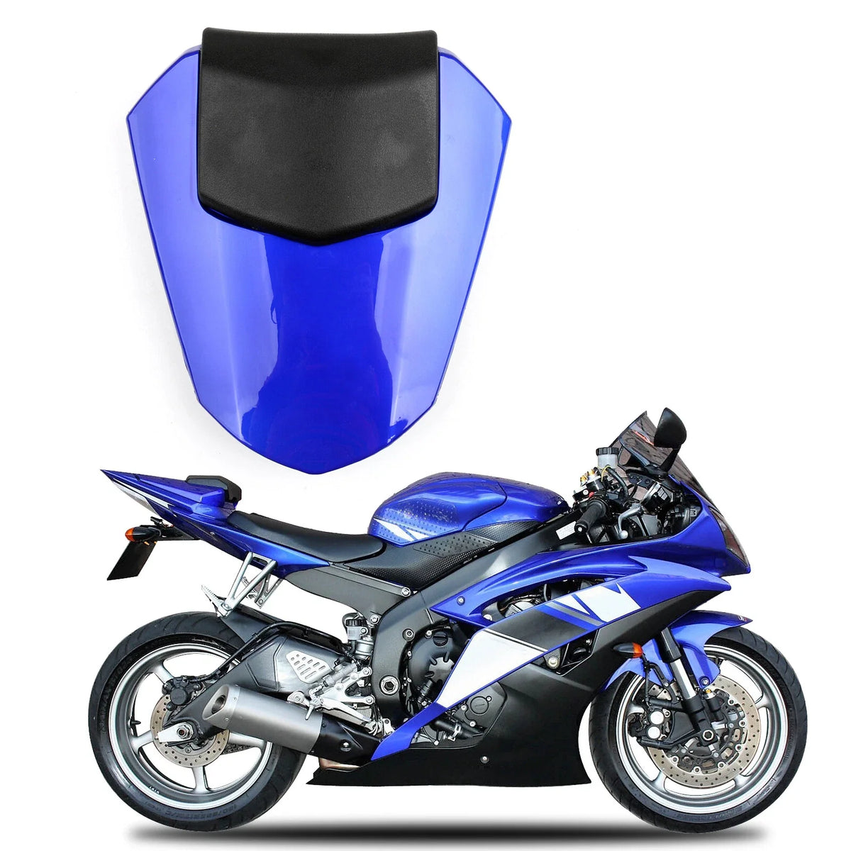 Blue Rear Seat Cowl Cover for Yamaha R6 (2008–2016)