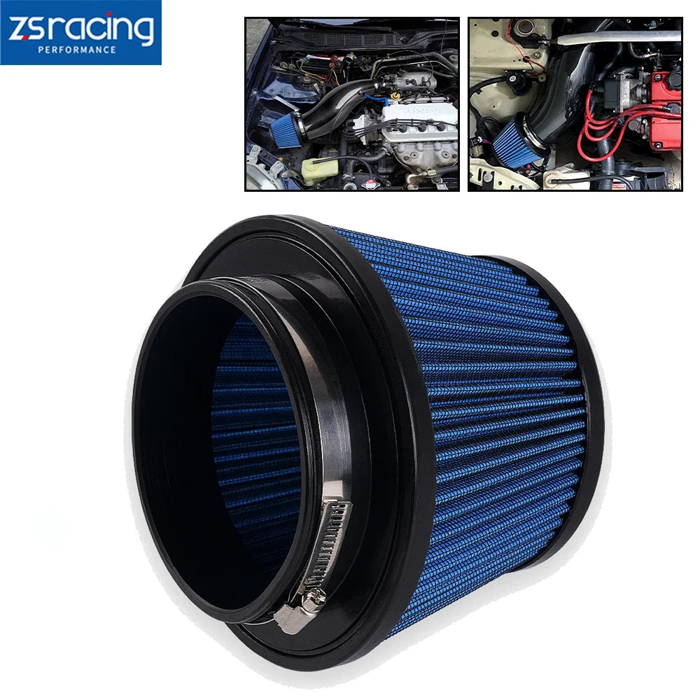 High Flow Truck Air Filter with 4.5" Inlet - Clamp-On