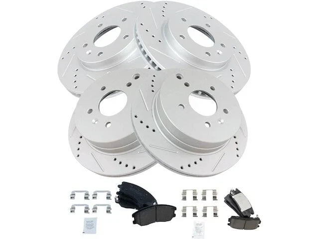 Complete Brake Pad and Rotor Set for Suzuki XL7 (2007–2009)