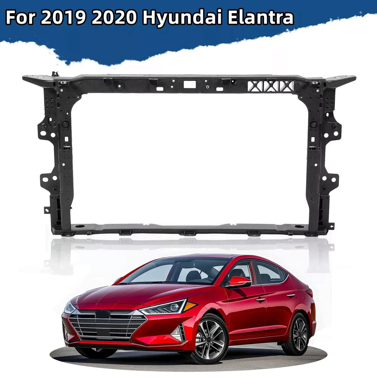 Front Core Frame Radiator Support for Hyundai Elantra 2019-2020