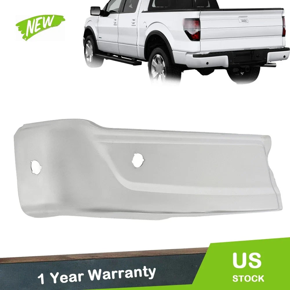 Rear Bumper Wrap Corner LH with 2 Sensor Holes Chrome for F150 (2021–2023)