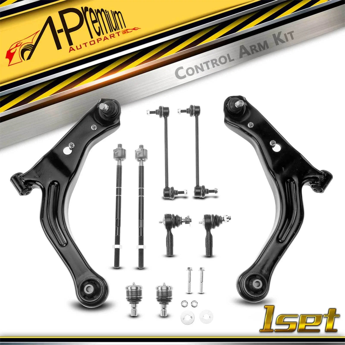 10x Front Lower Control Arm Sway Bar Tie Rod for Ford Escape (2001–2004)